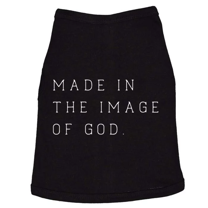 Made In The Image Of God Bible Faith Christian Doggie Tank