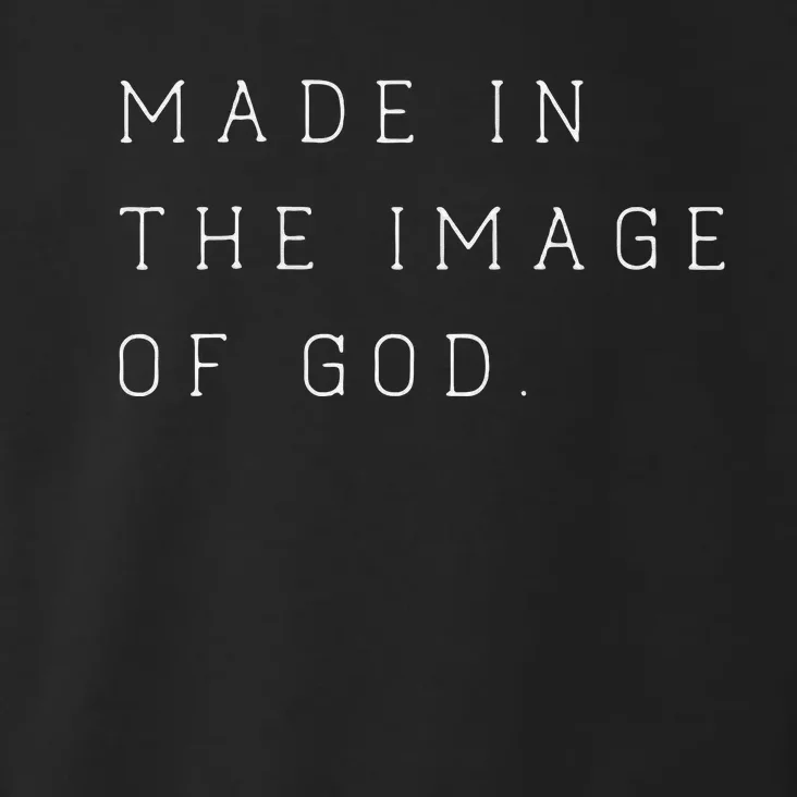 Made In The Image Of God Bible Faith Christian Toddler Hoodie