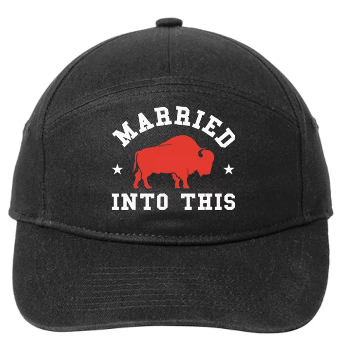 Married Into This Buffalo Lovers 7-Panel Snapback Hat