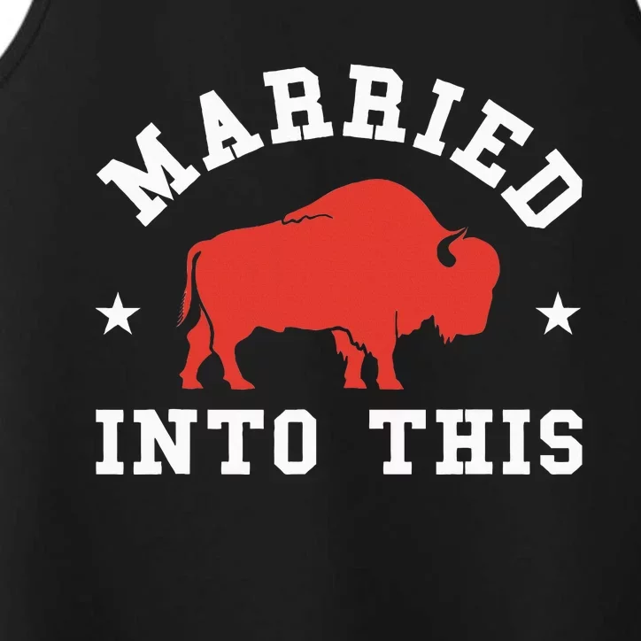 Married Into This Buffalo Lovers Performance Tank