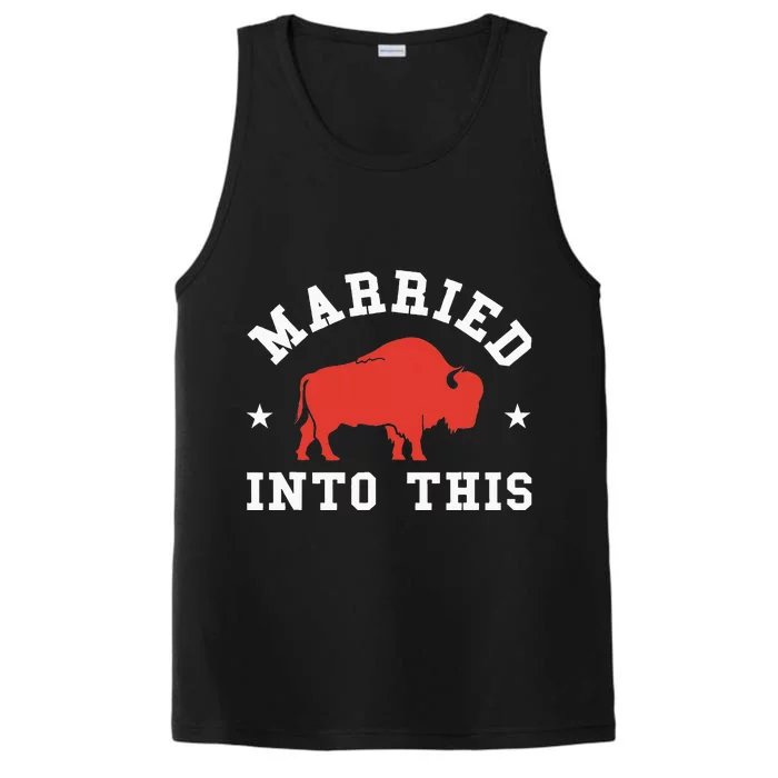 Married Into This Buffalo Lovers Performance Tank