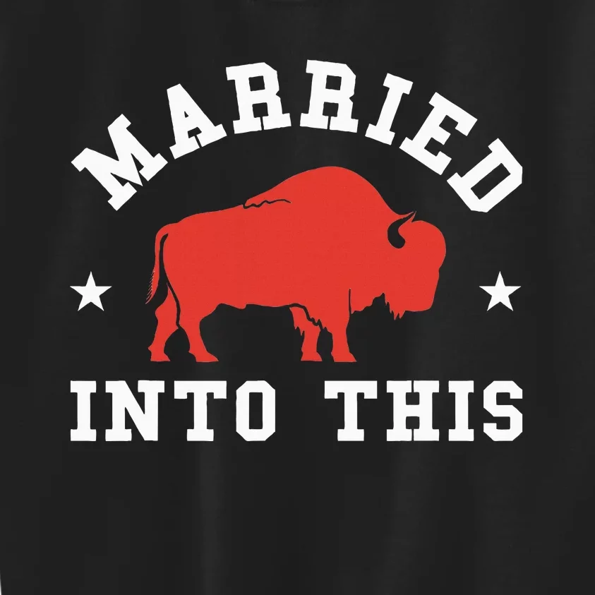 Married Into This Buffalo Lovers Kids Sweatshirt