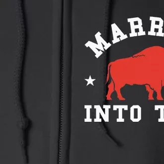 Married Into This Buffalo Lovers Full Zip Hoodie