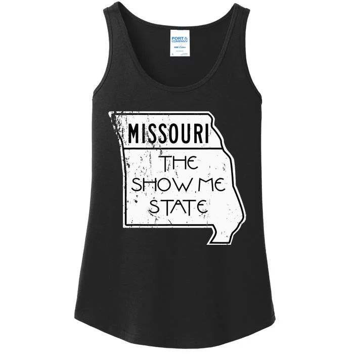 Missouri Is The Show Me State Ladies Essential Tank