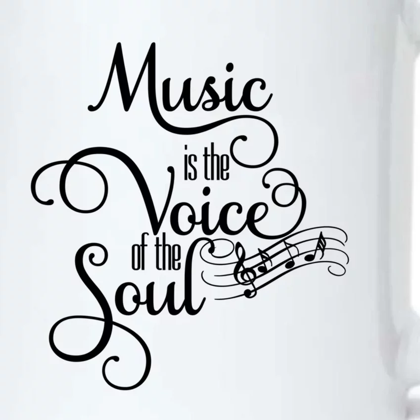 Music Is The Voice Of The Soul Good Soul Swag Gift Black Color Changing Mug