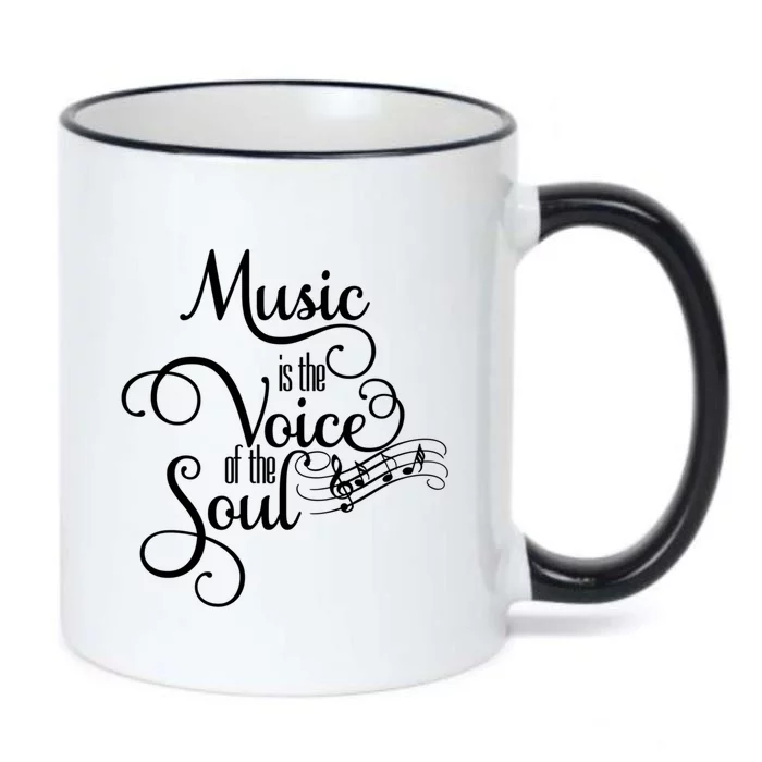 Music Is The Voice Of The Soul Good Soul Swag Gift Black Color Changing Mug