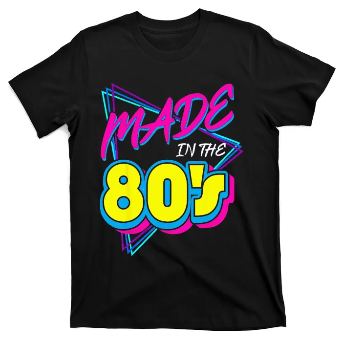 Made In The 80s 1980s Retro Ninen Eighties Vintage Music T-Shirt