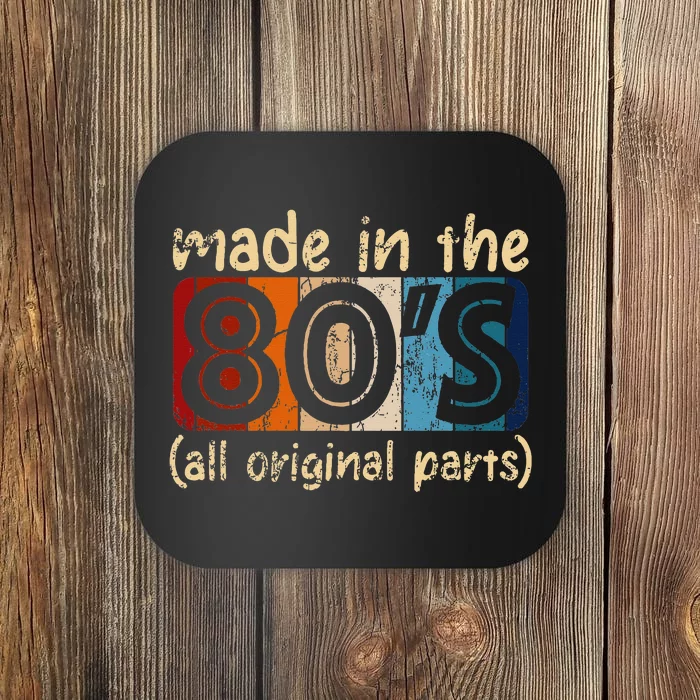 Made In The 80s All Original Part Retro Vintage Coaster