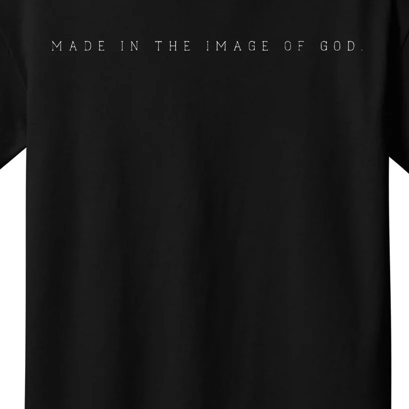 Made In The Image Of God Christian God Bible Kids T-Shirt