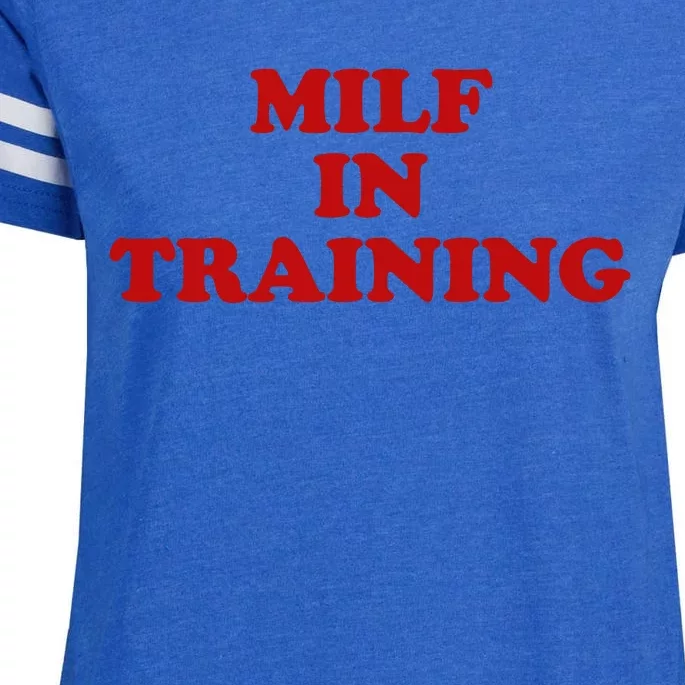 Milf In Training Enza Ladies Jersey Football T-Shirt