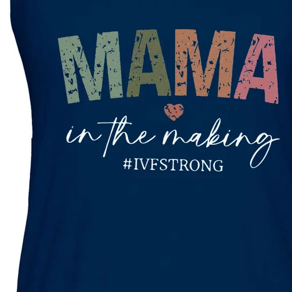 Mama In The Making Ivf Strong Ivf Transfer Day Ladies Essential Flowy Tank