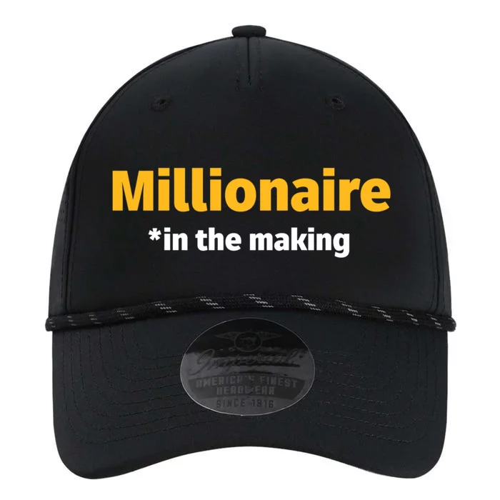 Millionaire In The Making Funny Business Owner Entrepreneur Great Gift Performance The Dyno Cap