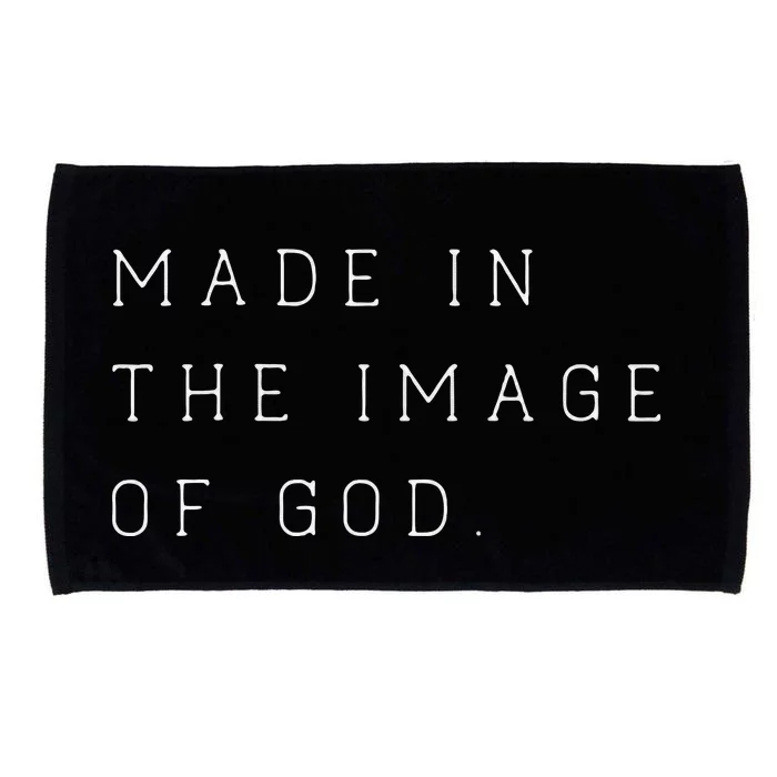 Made in the Image of God Bible Faith Christian Microfiber Hand Towel