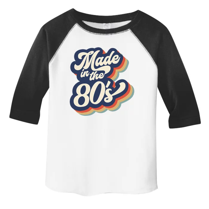 MADE IN THE 80s Costume Born 1980s Halloween Retro Vintage Toddler Fine Jersey T-Shirt