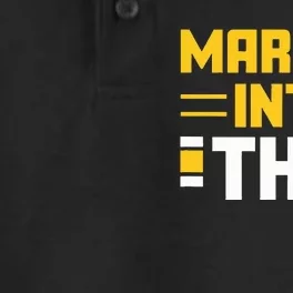 Married Into This Pittsburgh Football Dry Zone Grid Performance Polo