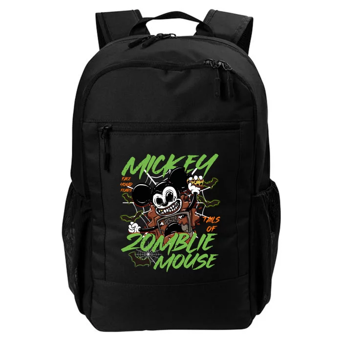 Mickey In Tales Of Zombie Mouse Mickey Halloween Vintage Daily Commute Backpack