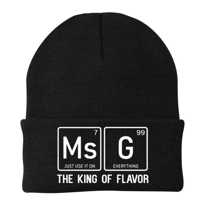 MSG Is The King Of Flavor Uncle Roger Where Your Wok Knit Cap Winter Beanie