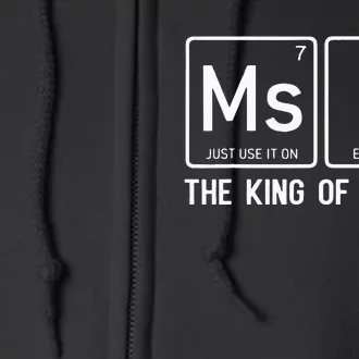 MSG Is The King Of Flavor Uncle Roger Where Your Wok Full Zip Hoodie