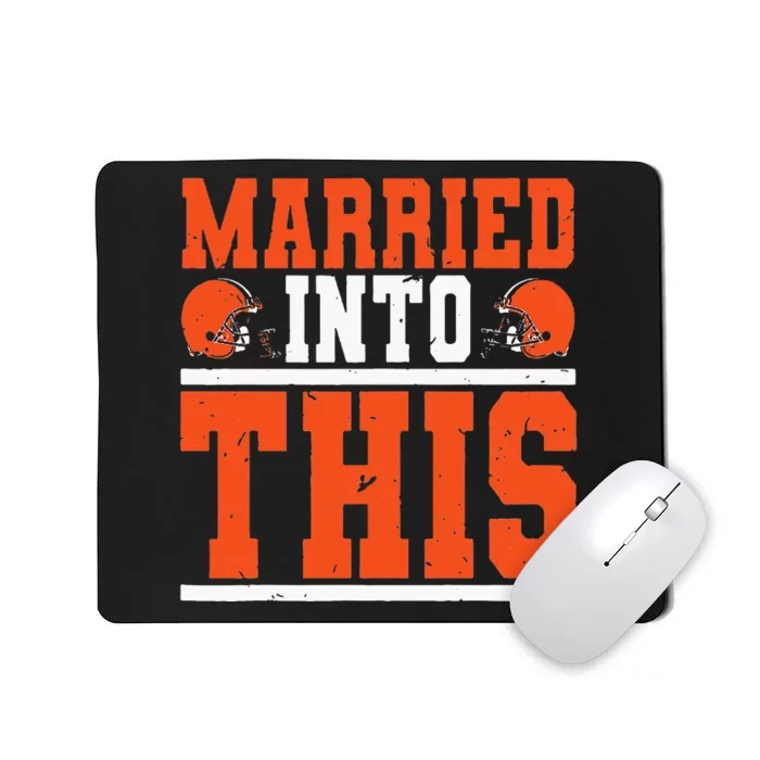 Married Into This Funny Christmas Mousepad