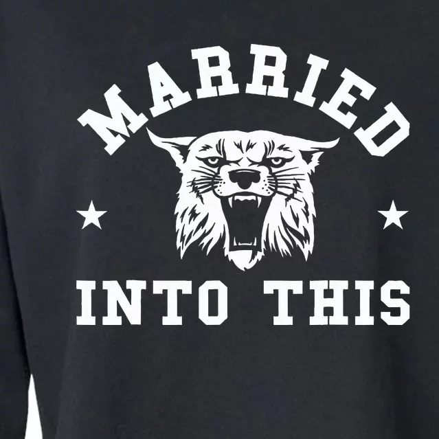 Married Into This Kentucky Lover Funy Kentucky Cropped Pullover Crew