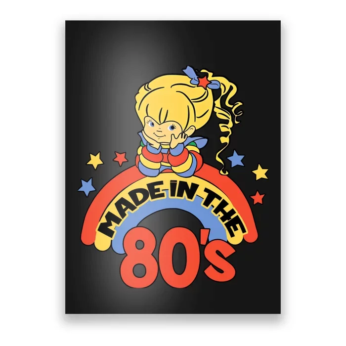 Made In The 80s 1980s Generation Millennials Retro Vintage Poster