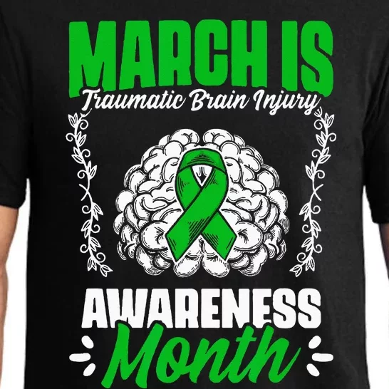 March Is Traumatic Brain Injury Month Surgery TBI Survivor Pajama Set