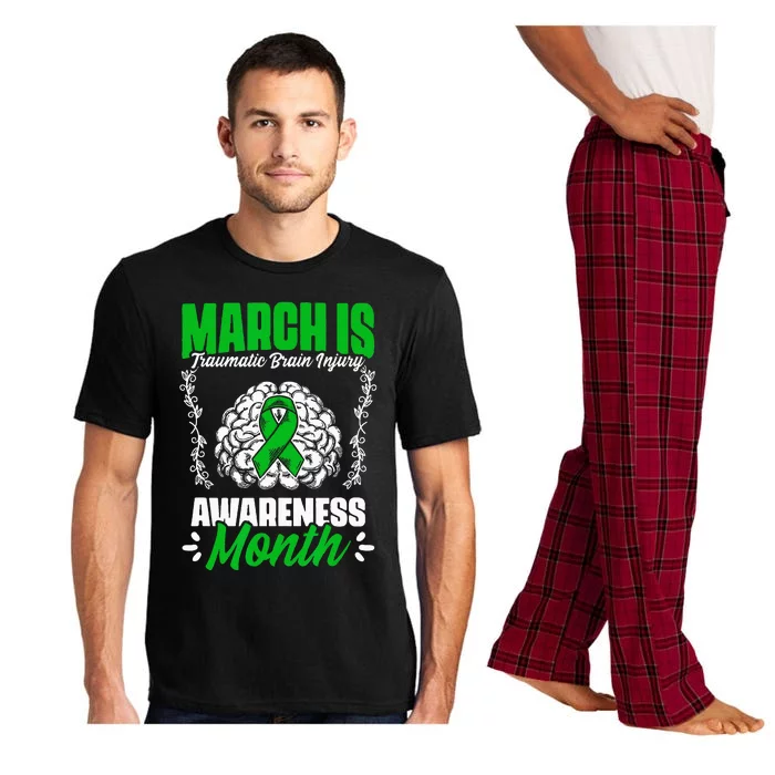 March Is Traumatic Brain Injury Month Surgery TBI Survivor Pajama Set