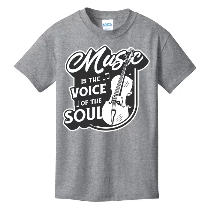 Music Is The Voice Of The Soul Kids T-Shirt