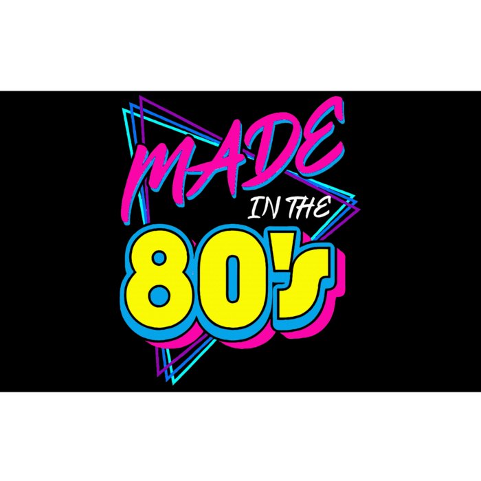 Made In The 80s 1980s Retro Nineteen Eighties Vintage Music Bumper Sticker