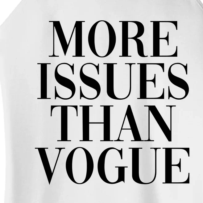 More Issues Than Vogue Women’s Perfect Tri Rocker Tank