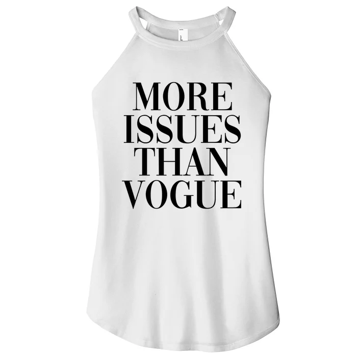 More Issues Than Vogue Women’s Perfect Tri Rocker Tank