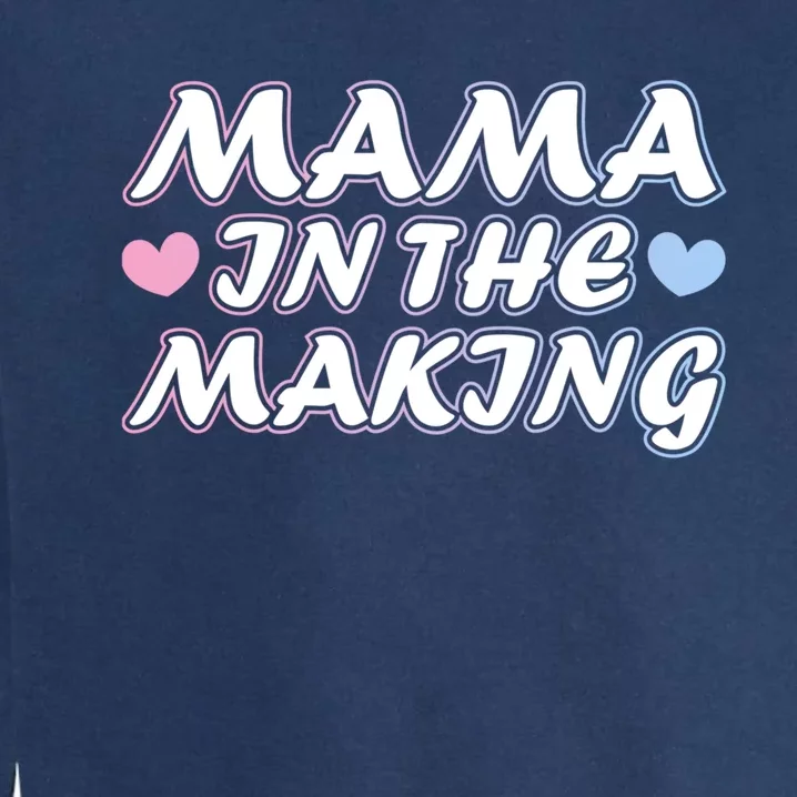 Mama In The Making Pink And Blue Gift Garment-Dyed Sweatshirt