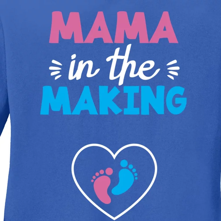 Mama In The Making Pregnancy Announcet Future Mother Gift Ladies Long Sleeve Shirt