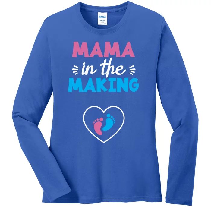 Mama In The Making Pregnancy Announcet Future Mother Gift Ladies Long Sleeve Shirt