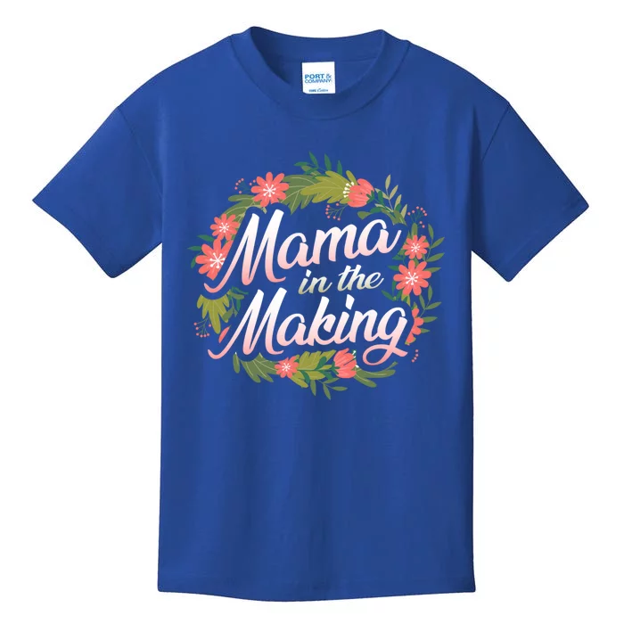 Mama In The Making Pregnancy Announcet Mommy Reveal Gift Kids T-Shirt