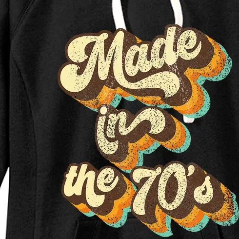 Made In The 70s Vibe Born In 70s Costume Party Women's Fleece Hoodie