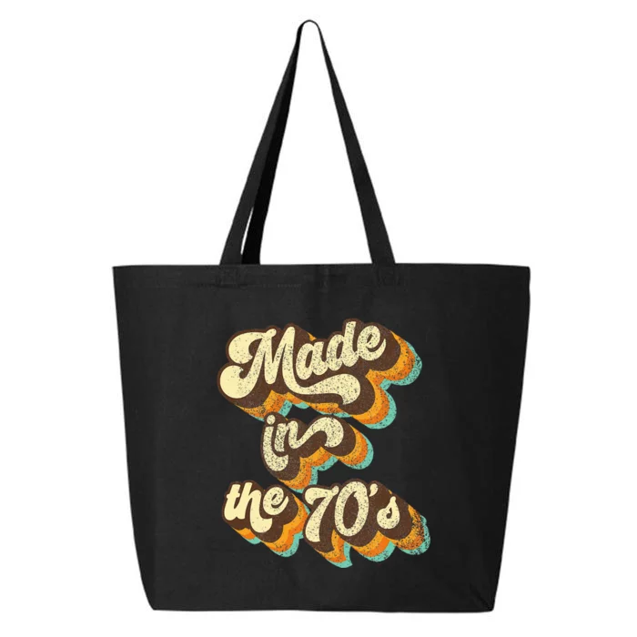 Made In The 70s Vibe Born In 70s Costume Party 25L Jumbo Tote