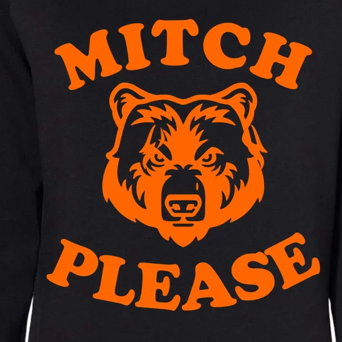 Mitch Please Bear Logo Womens California Wash Sweatshirt