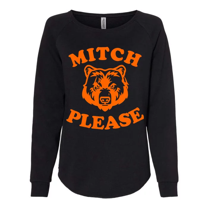 Mitch Please Bear Logo Womens California Wash Sweatshirt