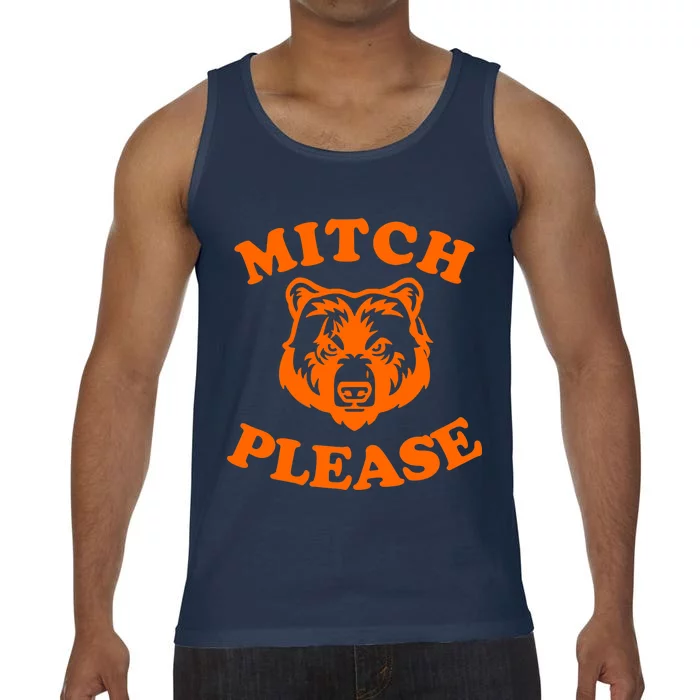 Mitch Please Bear Logo Comfort Colors® Tank Top