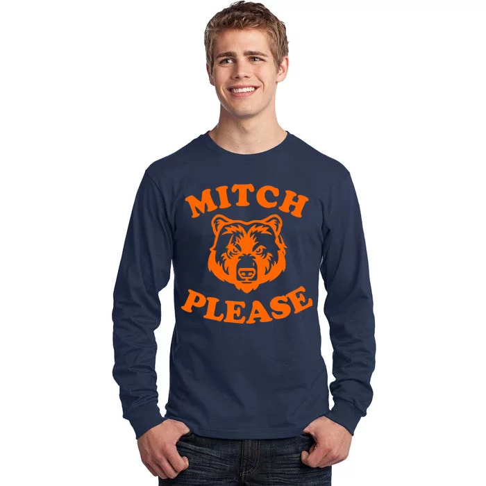 Mitch Please Bear Logo Tall Long Sleeve T-Shirt