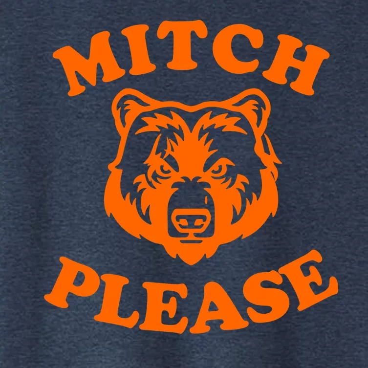 Mitch Please Bear Logo Women's Crop Top Tee