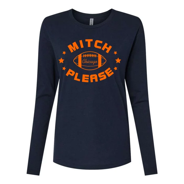 Mitch Please Chicago Stars Womens Cotton Relaxed Long Sleeve T-Shirt