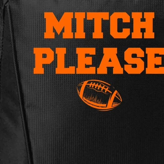 Mitch Please Football Logo City Backpack