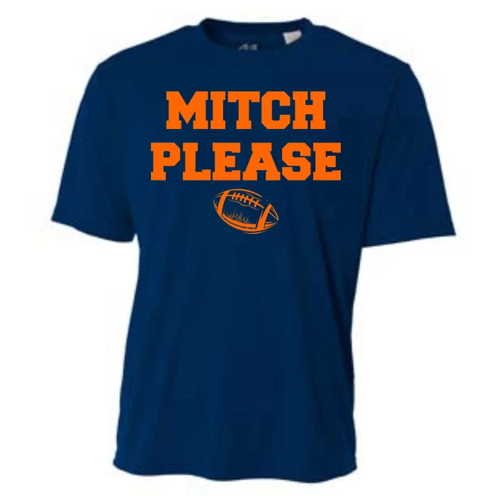 Mitch Please Football Logo Cooling Performance Crew T-Shirt