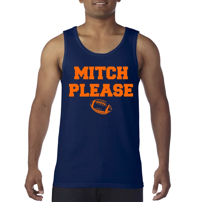 Mitch Please Football Logo Tank Top