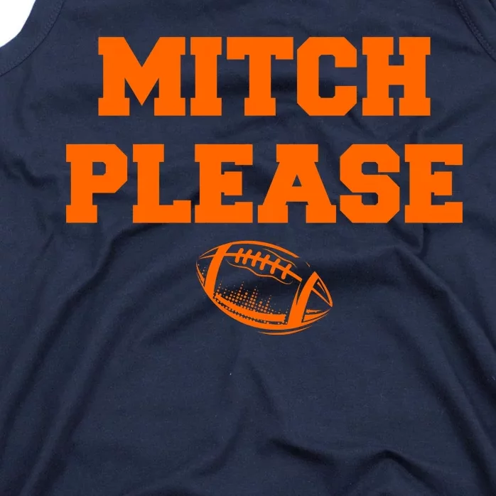 Mitch Please Football Logo Tank Top