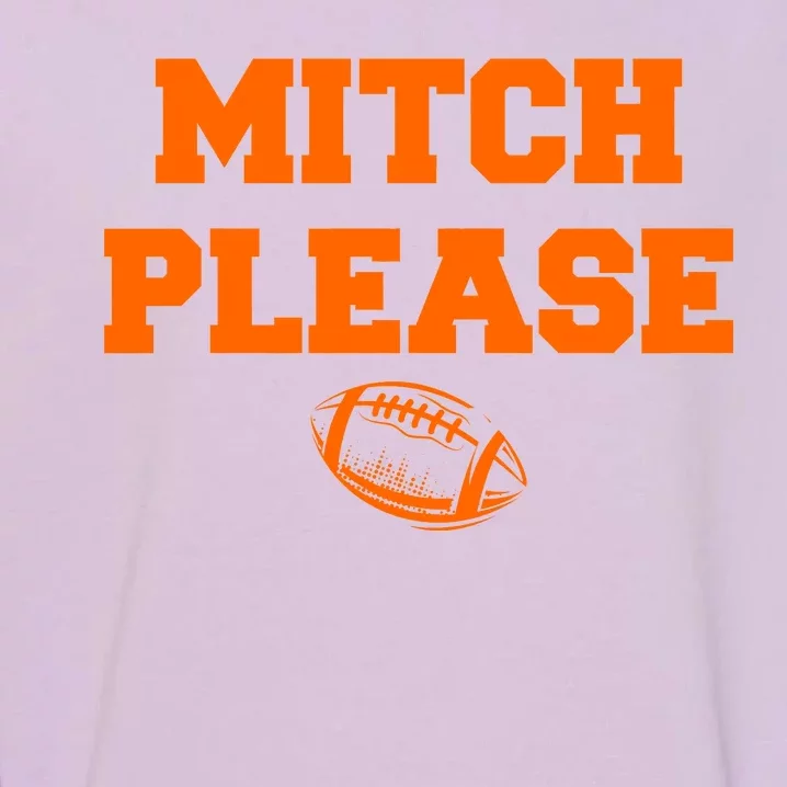 Mitch Please Football Logo Garment-Dyed Sweatshirt