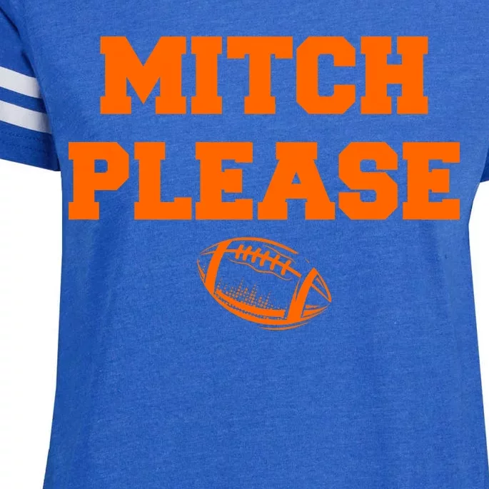 Mitch Please Football Logo Enza Ladies Jersey Football T-Shirt