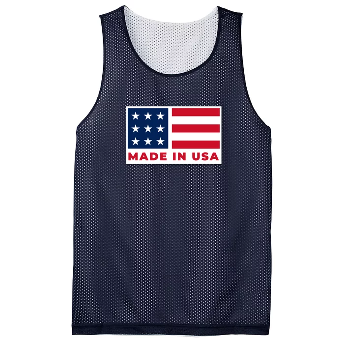 Made In USA Mesh Reversible Basketball Jersey Tank